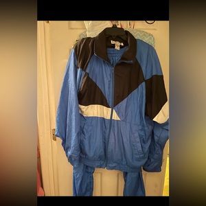 Like new vintage windbreaker suit size medium